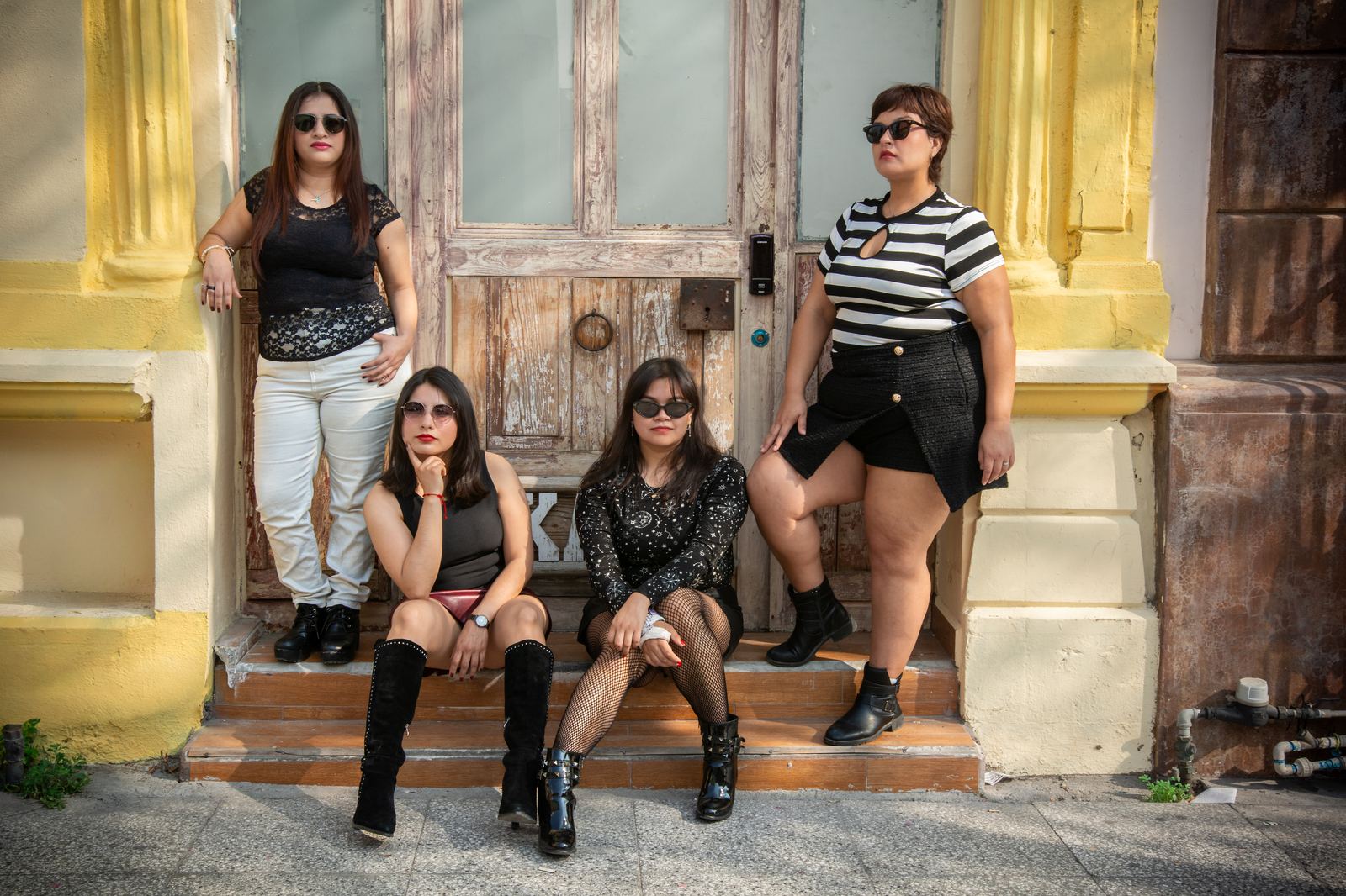 Grupo de amigas — sesión social